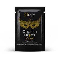 ПРОБНИК Клиторальные капли с вибрацией ORGASM DROPS VIBE! - 2 мл Orgie (Бразилия-Португалия) фото и описание