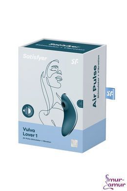 Вакуумный вибратор Satisfyer Vulva Lover 1 Blue фото и описание