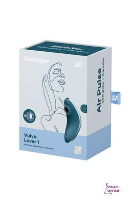 Вакуумний вібратор Satisfyer Vulva Lover 1 Blue фото і опис