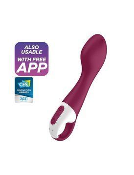 Смарт вібратор точки G Satisfyer Hot Spot з функцією підігріву фото і опис