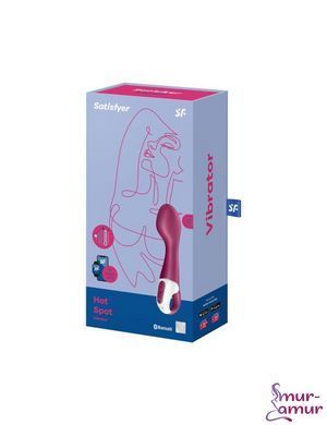 Смарт вібратор точки G Satisfyer Hot Spot з функцією підігріву фото і опис