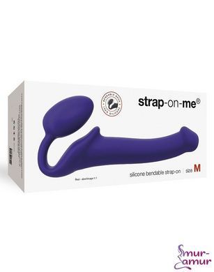 Безремінний страпон Strap-On-Me Violet M, повністю регульований, діаметр 3,3 см фото і опис