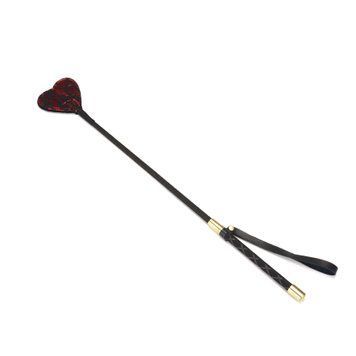 Шлепалка-сердечко Liebe Seele Victorian Garden Riding Crop, двусторонняя фото и описание
