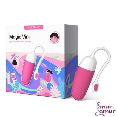 Смарт-віброяйце Magic Motion Vini Pink, керування зі смартфона
