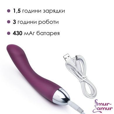 Вібратор для точки G з інтелектуальним режимом Svakom Amy Violet фото і опис
