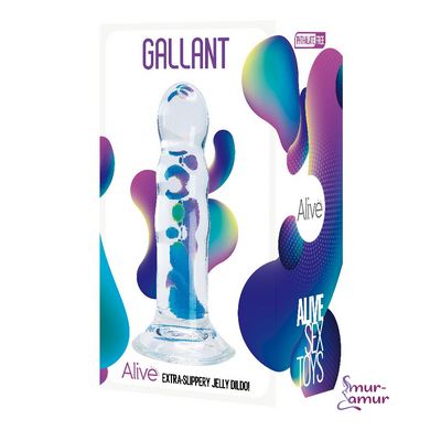 Прозрачный фаллоимитатор Alive Gallant Jelly Dildo фото и описание