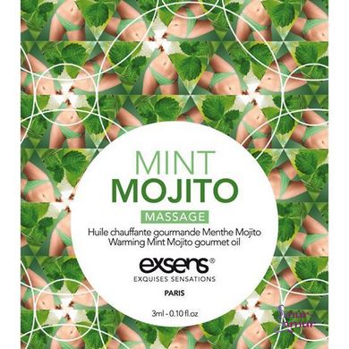 Пробник массажного масла EXSENS Mojito 3мл