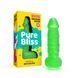 Мыло в форме пениса Pure Bliss MINI Green, крафтовое мыло-член, натуральное