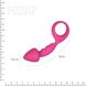 Анальная пробка Adrien Lastic Budy Pink со стимулирующей ножкой, макс. диаметр 2,5см фото