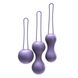 Набір вагінальних кульок Je Joue - Ami Purple, діаметр 3,8-3,3-2,7см, вага 54-71-100гр фото