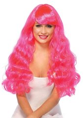 Leg Avenue Neon Star Long Wavy Wig Pink фото и описание