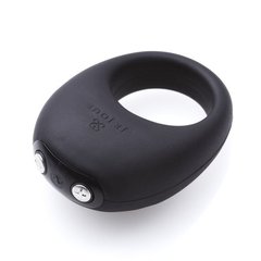 Премиум эрекционное кольцо Je Joue - Mio Black с глубокой вибрацией, эластичное, магнитная зарядка фото и описание