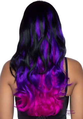 Leg Avenue Allure Multi Color Wig Black/Purple фото и описание