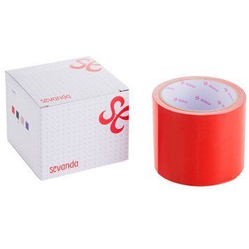 Скотч для бондажа LOCKINK SEVANDA Electrostatic Tape, красная, 16 м фото и описание