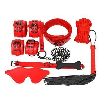 Набір для БДСМ 7в1 LY1003 Red фото і опис