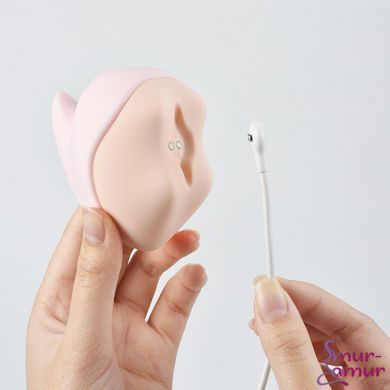 Вакуумный клиторальный смарт-стимулятор Magic Motion Unicorn Pink с вибрацией фото и описание