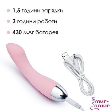 Вибратор для точки G с интеллектуальным режимом Svakom Amy Pale Plink фото и описание