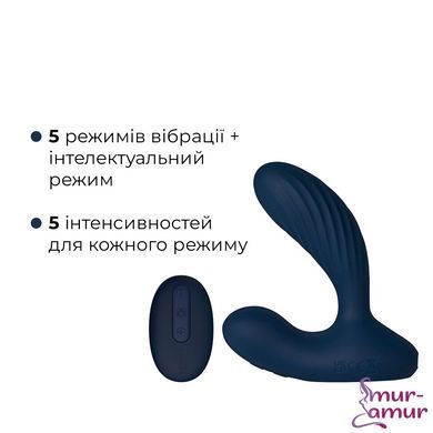 Інтерактивний масажер простати та вібратор точки G Svakom Vick Neo 2, підігрів, поворот стовбура, пульт ДК фото і опис