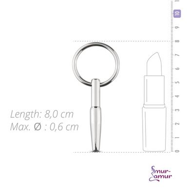 Порожнинний уретральний стимулятор Sinner Gear Unbendable – Hollow Penis Plug, довжина 4 см, діаметр фото і опис