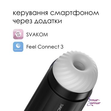 Интерактивный смарт-мастурбатор с вибрацией и посасыванием Svakom Sam Neo фото и описание