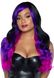Leg Avenue Allure Multi Color Wig Black/Purple фото