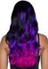 Leg Avenue Allure Multi Color Wig Black/Purple фото