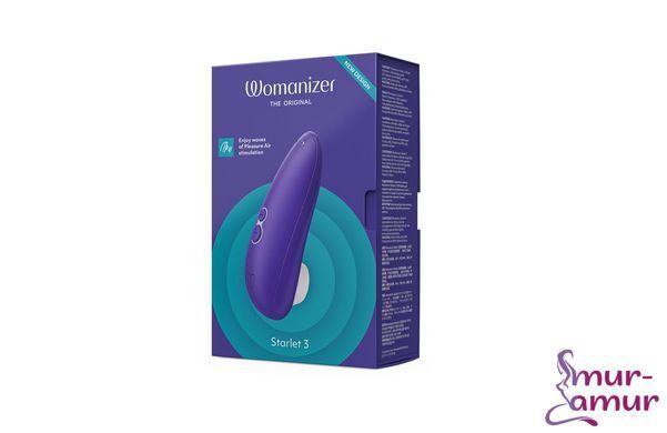 Вакуумный клиторальный стимулятор Womanizer Starlet 3 INDIGO фото и описание
