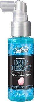 Спрей для минета Doc Johnson GoodHead DeepThroat Spray &ndash; Cotton Candy 59 мл для глубокого минета фото и описание