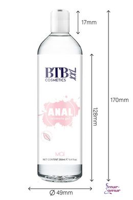 Анальна змазка на водній основі BTB Anal Relax (250 мл) фото і опис