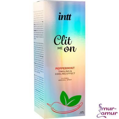Збуджувальний спрей для клітора Intt Clit Me On Peppermint Cooling Effect 12мл охолоджувальний ефект фото і опис
