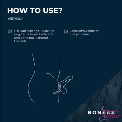 Ерекційне кільце Boners Cock ring фото і опис