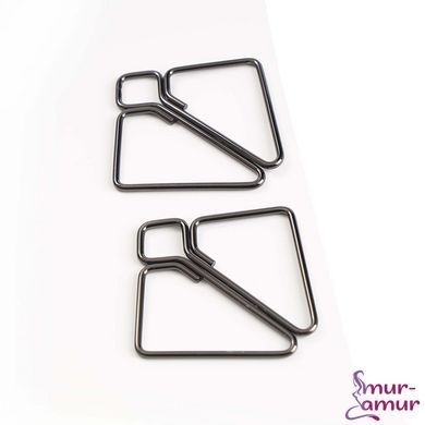 Затискачі для сосків LOCKINK Minimalism Nipple Clamps, сріблясті фото і опис