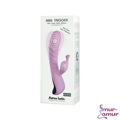 Вибратор Adrien Lastic Mini Trigger с массирующими движениями ствола фото и описание