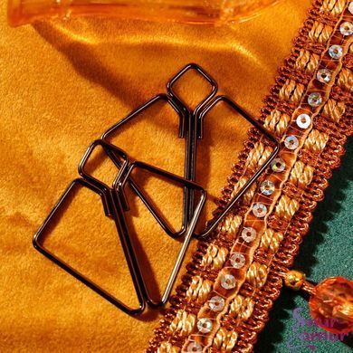 Затискачі для сосків LOCKINK Minimalism Nipple Clamps, сріблясті фото і опис