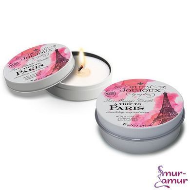 Массажная свечa Petits Joujoux - Paris - Vanilla and Sandalwood (43 мл) с афродизиаками фото и описание