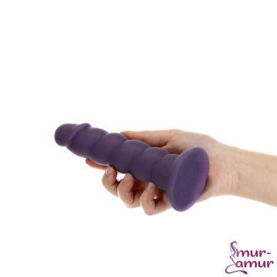 Фалоімітатор Fantasy by Addiction Unicorn Dildo 7&rdquo; Purple, віброкуля в подарунок