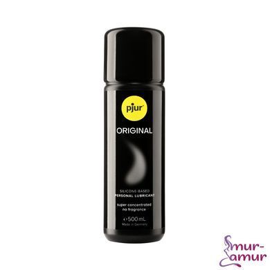 Универсальный лубрикант на силиконовой основе pjur Original 500 мл, 2 в 1, для секса и массажа фото и описание