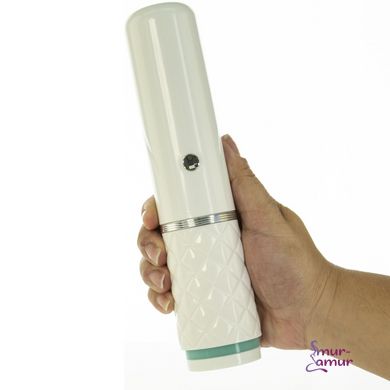 Роскошный вибратор-пульсатор с присоской Pillow Talk - Feisty Thrusting Vibrator Teal фото и описание