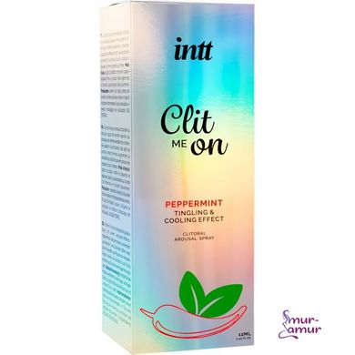 Возбуждающий спрей для клитора Intt Clit Me On Peppermint Cooling Effect 12 мл, охлаждающий эффект фото и описание