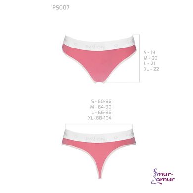 Спортивні трусики-стрінги Passion PS007 PANTIES pink, size M фото і опис