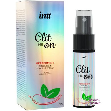 Збуджувальний спрей для клітора Intt Clit Me On Peppermint Cooling Effect 12 мл, охолоджувальний ефе фото і опис