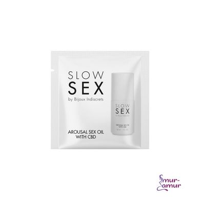 Пробник Bijoux Indiscrets Sachette Arousal CBD - SLOW SEX фото і опис