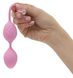 Розкішні вагінальні кульки PILLOW TALK - Frisky Pink з кристалом, діаметр 3,2 см, вага 49-75гр фото