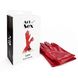 Глянцевые виниловые перчатки Art of Sex - Lora, размер М, цвет Красный фото