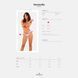 Напівпрозорі трусики Obsessive Heavenlly panties XS/S, відкриті сідниці фото