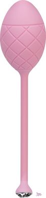 Розкішні вагінальні кульки PILLOW TALK - Frisky Pink з кристалом, діаметр 3,2 см, вага 49-75гр фото і опис