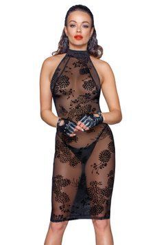 Платье Noir Handmade F240 Midi tulle dress with velvet straps, XL фото и описание