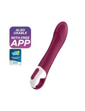 Смарт вібратор точки G Satisfyer Big Heat з функцією підігріву фото і опис