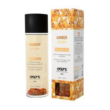 Масажна олія EXSENS Amber Jojoba (гармонізує, з бурштином) 100мл, натуральна фото і опис