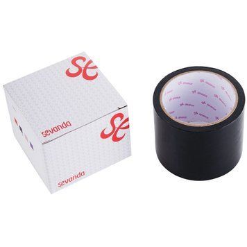Скотч для бондажа LOCKINK SEVANDA Electrostatic Tape, черная, 16 м фото и описание